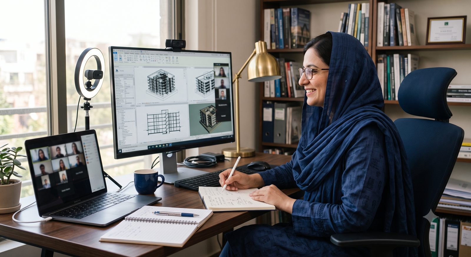 Online BIM training session at WAA Skill Studio