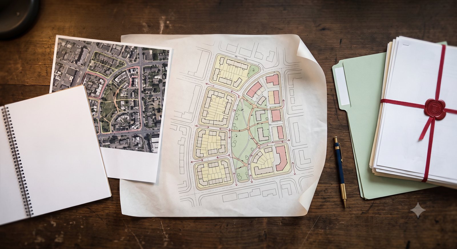 Master planning workflow from feasibility study through regulatory approval